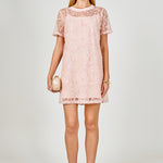 Endless Rose Women's Sequins Embroidery Mesh Dress
