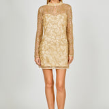 Sequins Beading Mesh Dress