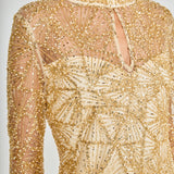 Sequins Beading Mesh Dress