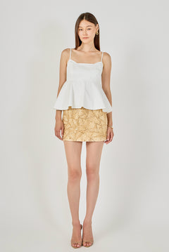Sequins and Beading Mesh Skirt