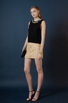 Sequins and Beading Mesh Skirt