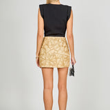 Sequins and Beading Mesh Skirt