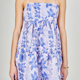 Metallic Foral Jacquard Mini Dress