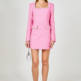 Jewel Encrusted Tweed Mini Dress
