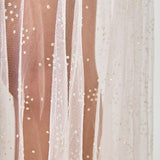 Tweed and Sheer Overlay Maxi Dress