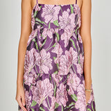 Floral Jacquard Mini Dress