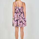 Floral Jacquard Mini Dress