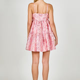 Metallic Jacquard Mini Dress