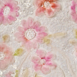 Floral Sequined Lace Mini Skirt