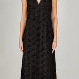 Spaghetti Strap Lace Midi Dress