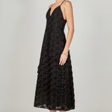 Spaghetti Strap Lace Midi Dress