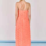 Spaghetti Strap Lace Midi Dress