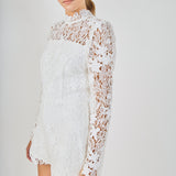 High Neck Lace Romper