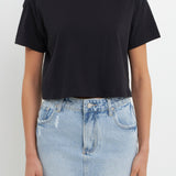 Cropped Basic T-Shirt