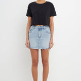 Cropped Basic T-Shirt