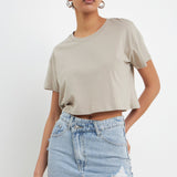 Cropped Basic T-Shirt