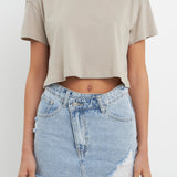 Cropped Basic T-Shirt