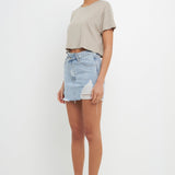 Cropped Basic T-Shirt