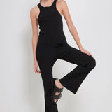 Multi Rib Flared Knit Pants