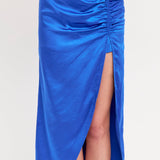 Front Slit Midi Skirt