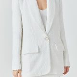 Tweed Boyfriend Blazer