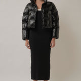 GREY LAB-Cropped Puffer Jacket-JACKETS available at Objectrare