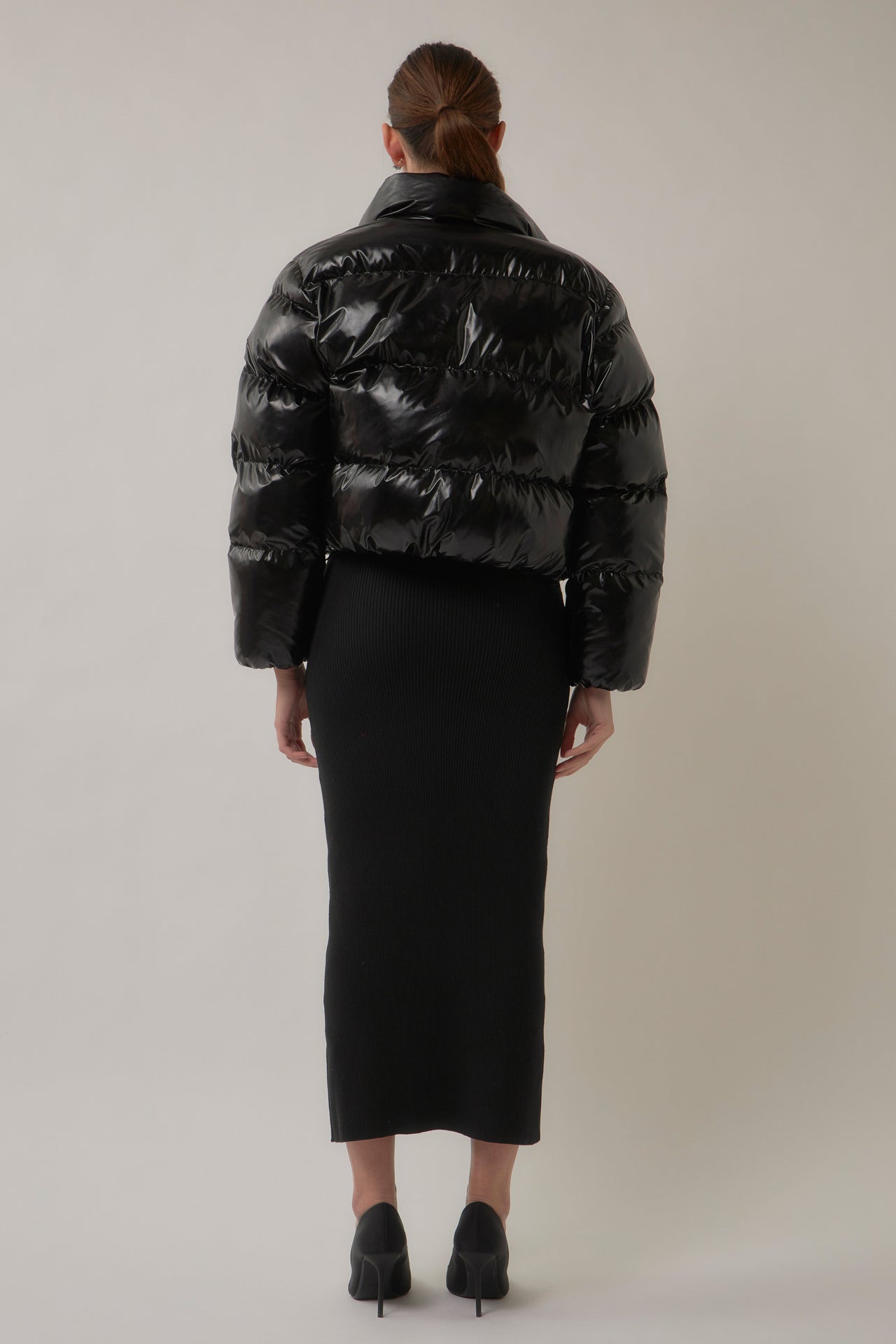 GREY LAB-Cropped Puffer Jacket-JACKETS available at Objectrare