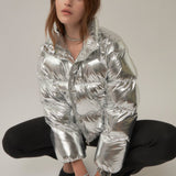GREY LAB-Cropped Puffer Jacket-JACKETS available at Objectrare