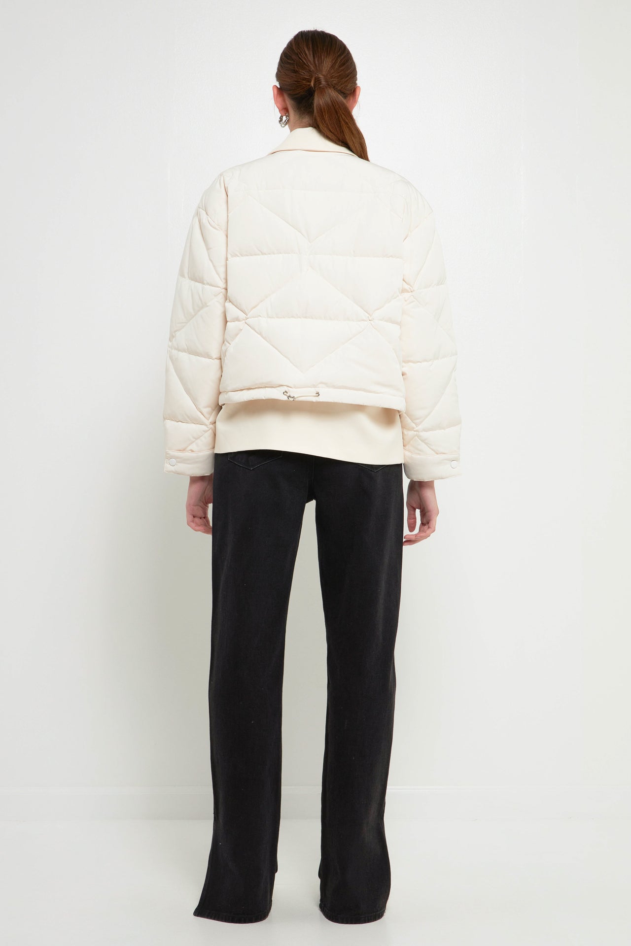 GREY LAB-Layered Quilted Jacket-JACKETS available at Objectrare