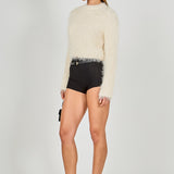 Long Sleeve Cropped Sweater