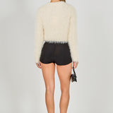 Long Sleeve Cropped Sweater