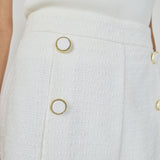 High Waisted Tweed Shorts
