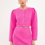 Cropped Tweed Jacket