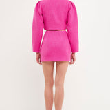 Cropped Tweed Jacket