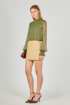 Tweed H-Line Mini Skirt