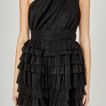 endless rose tiered tulle mini dress Endless Rose