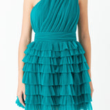 Tiered Tulle Mini Dress