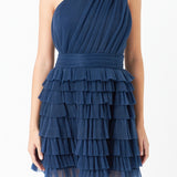 Tiered Tulle Mini Dress