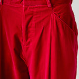 High-Waisted Velvet Pants