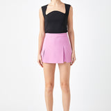 High-Waisted Skort