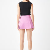 High-Waisted Skort