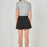 High-Waisted Skort