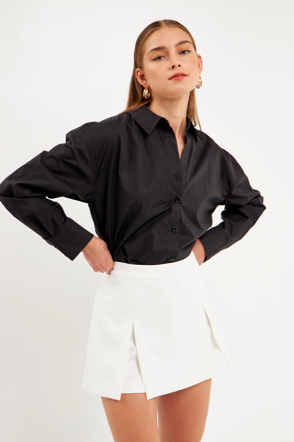 High-Waisted Skort