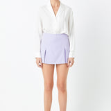 High-Waisted Skort