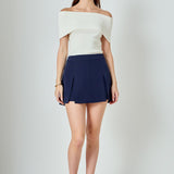 High-Waisted Skort