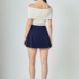 High-Waisted Skort
