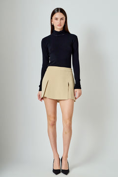 High-Waisted Skort
