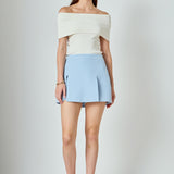 High-Waisted Skort