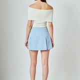 High-Waisted Skort