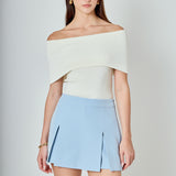 High-Waisted Skort